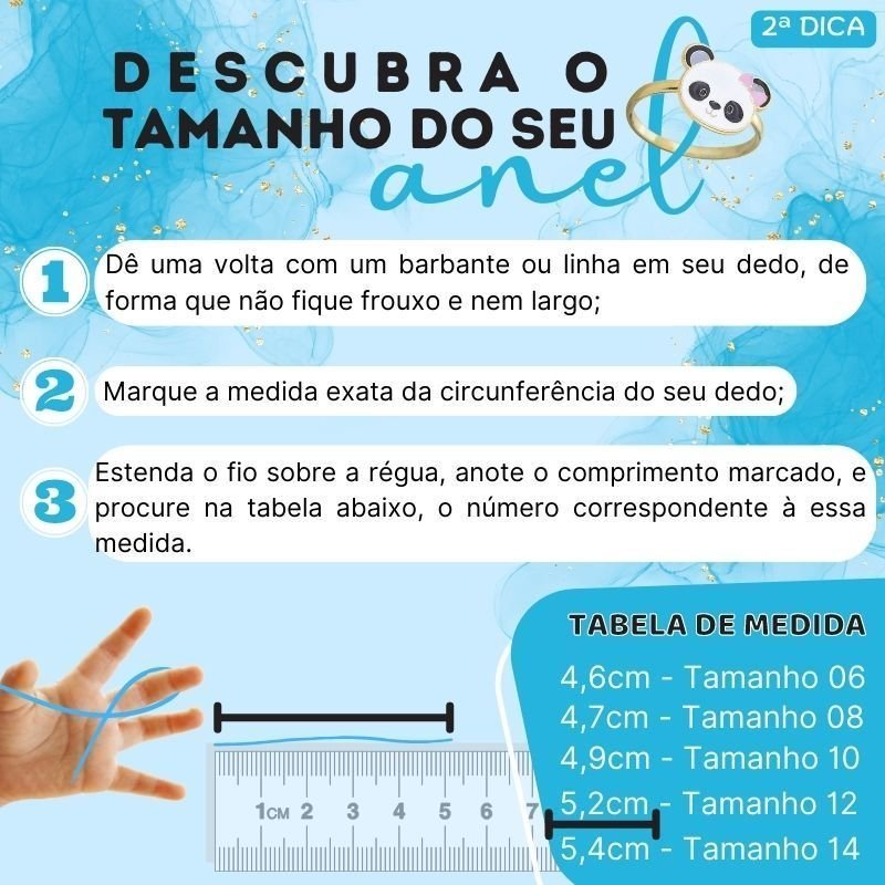 ANEL INFANTIL MEIA ALIANÇA COM PEDRINHAS CRISTAIS BANHADO Á OURO