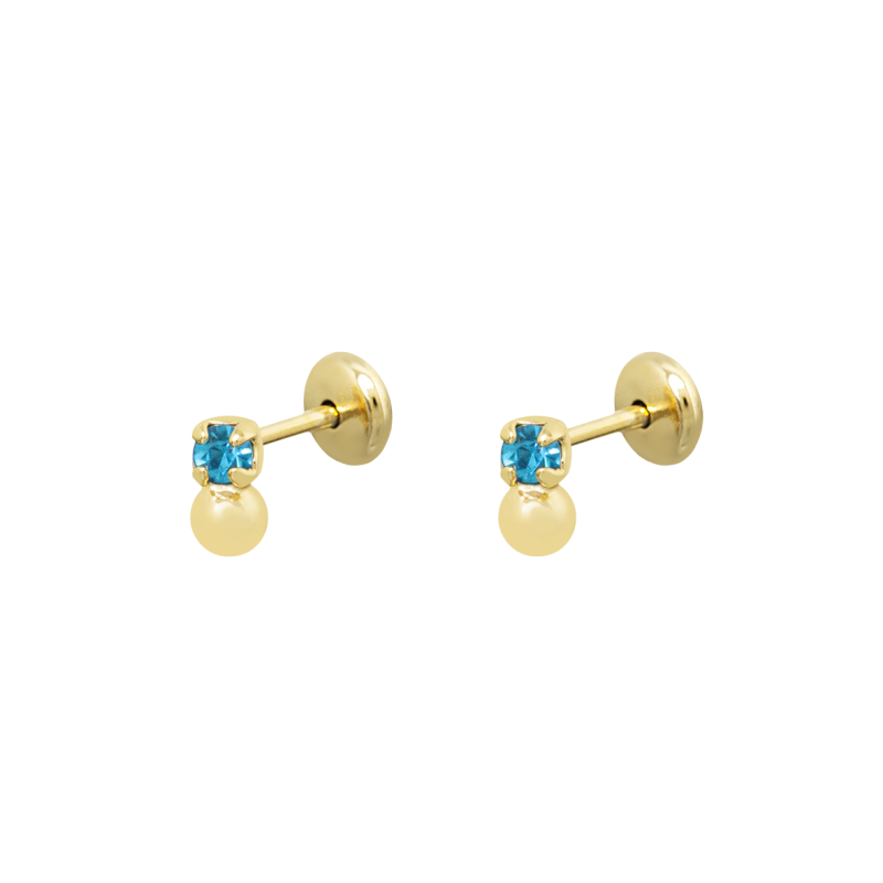 BRINCO BEBÊ PEDRINHA E BOLINHA BANHADO EM OURO