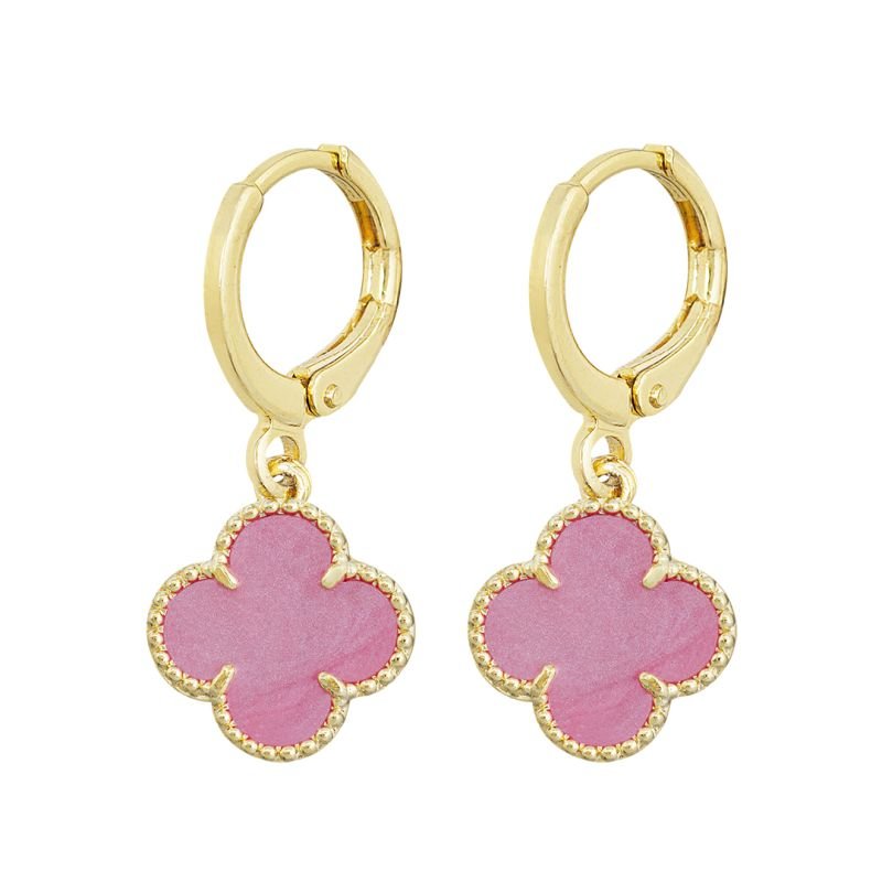 BRINCO INFANTIL ARGOLINHA COM TREVO BANHADO EM OURO