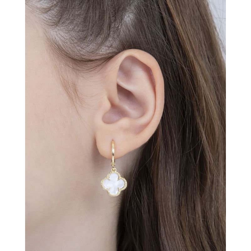 BRINCO INFANTIL ARGOLINHA COM TREVO BANHADO EM OURO