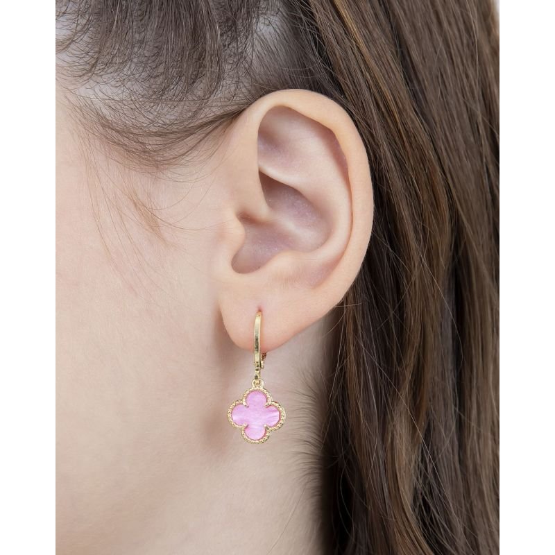 BRINCO INFANTIL ARGOLINHA COM TREVO BANHADO EM OURO