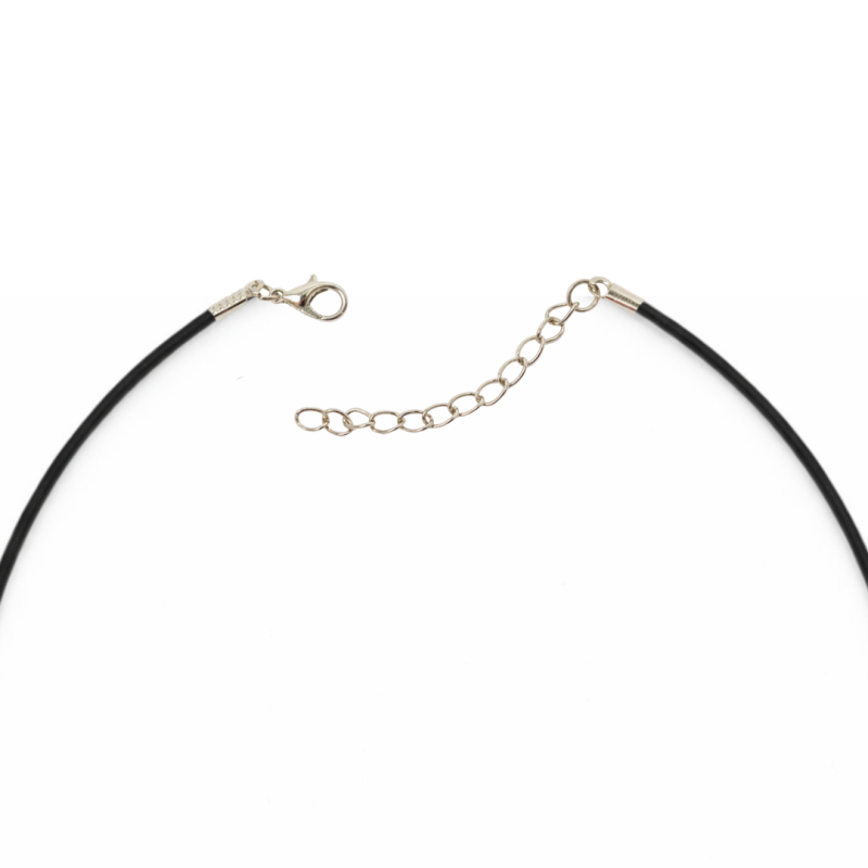 COLAR INFANTIL RESINADO MARTELO PARA MENINOS – CORDÃO EM COURO SINTÉTICO PRETO