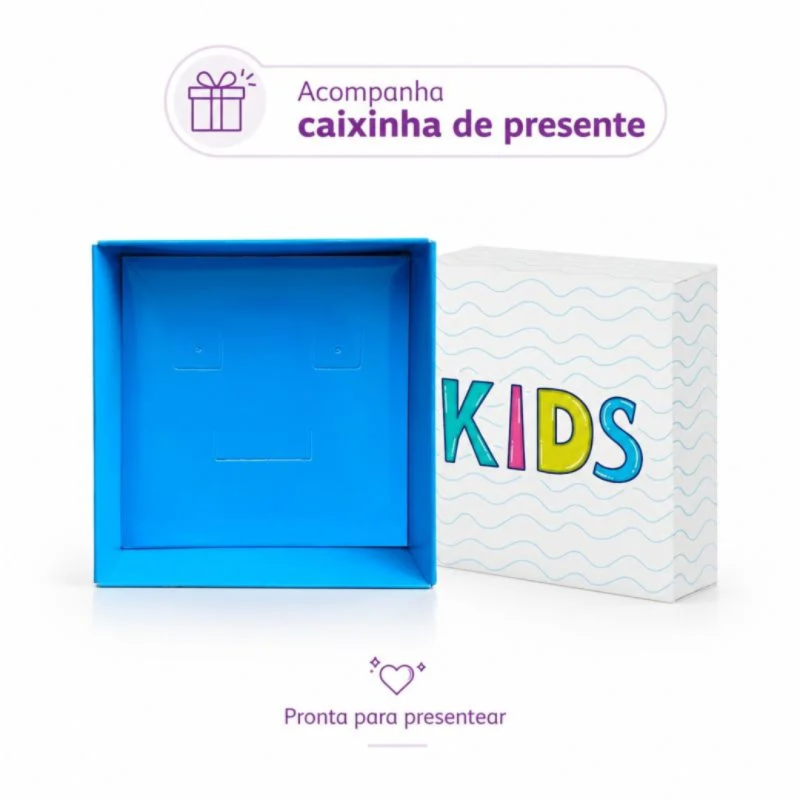CONJUNTO INFANTIL MENINO COLAR PLAQUINHA CRUZ E PULSEIRA BANHADO EM OURO