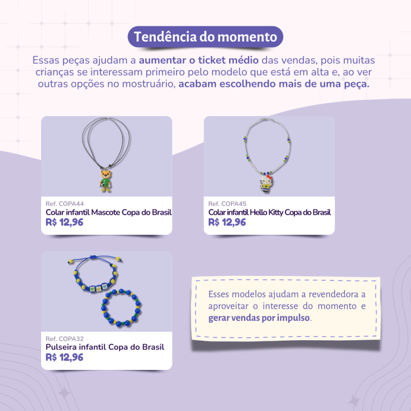 Kit Primeiras Vendas - semijoias infantis