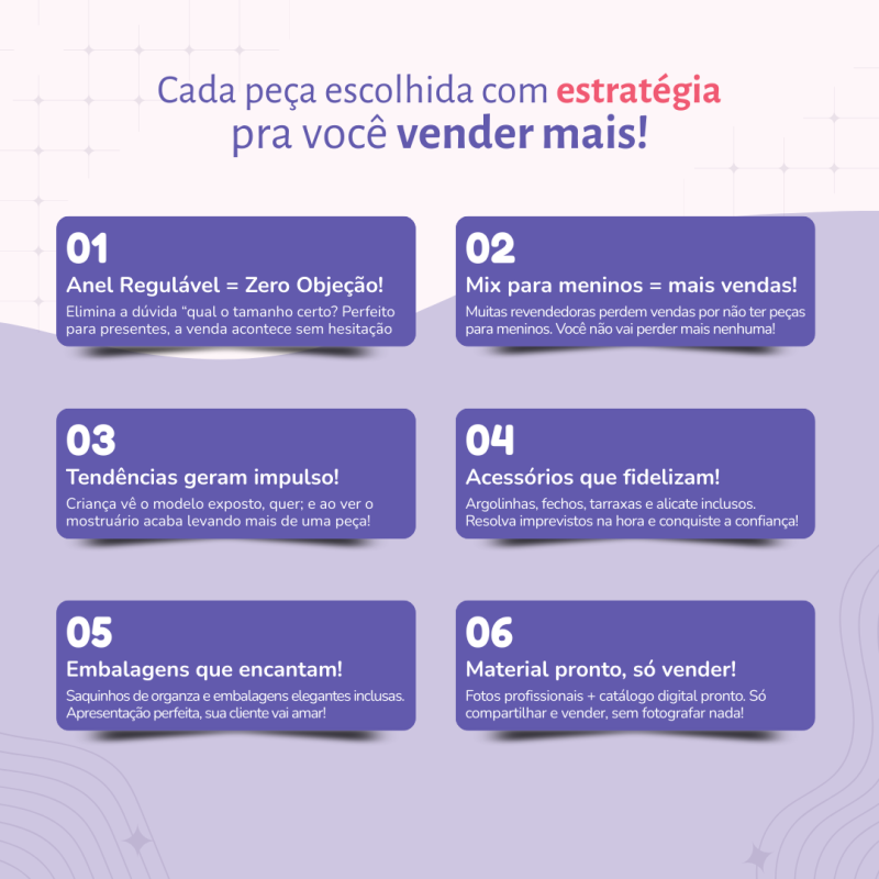Kit Primeiras Vendas - semijoias infantis