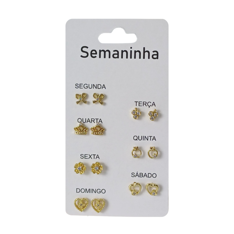 KIT SEMANINHA INFANTIL 1 - BANHADOS EM OURO